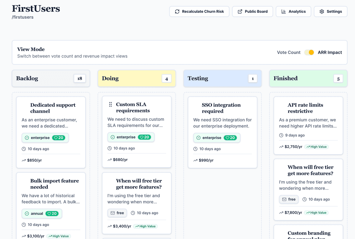 Connect revenue with feedback source